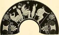 An illustration from A handbook of Attic red-figured vases signed by or attributed to the various masters of the sixth and fifth centuries B. C. (1919)