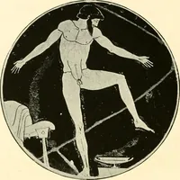 An illustration from A handbook of Attic red-figured vases signed by or attributed to the various masters of the sixth and fifth centuries B. C. (1919)