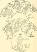 An illustration from A handbook of Attic red-figured vases signed by or attributed to the various masters of the sixth and fifth centuries B. C. (1919)