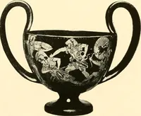 An illustration from A handbook of Attic red-figured vases signed by or attributed to the various masters of the sixth and fifth centuries B. C. (1919)