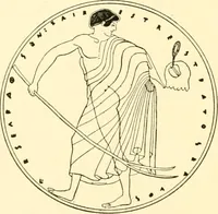 An illustration from A handbook of Attic red-figured vases signed by or attributed to the various masters of the sixth and fifth centuries B. C. (1919)