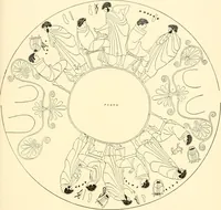 An illustration from A handbook of Attic red-figured vases signed by or attributed to the various masters of the sixth and fifth centuries B. C. (1919)
