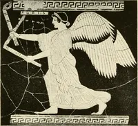 An illustration from A handbook of Attic red-figured vases signed by or attributed to the various masters of the sixth and fifth centuries B. C. (1919)