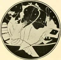 An illustration from A handbook of Attic red-figured vases signed by or attributed to the various masters of the sixth and fifth centuries B. C. (1919)