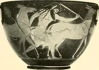 An illustration from A handbook of Attic red-figured vases signed by or attributed to the various masters of the sixth and fifth centuries B. C. (1919)