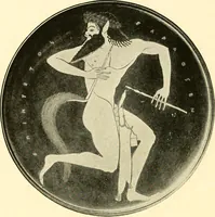 An illustration from A handbook of Attic red-figured vases signed by or attributed to the various masters of the sixth and fifth centuries B. C. (1919)
