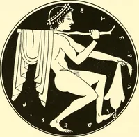 An illustration from A handbook of Attic red-figured vases signed by or attributed to the various masters of the sixth and fifth centuries B. C. (1919)