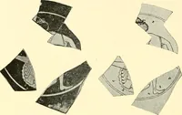 An illustration from A handbook of Attic red-figured vases signed by or attributed to the various masters of the sixth and fifth centuries B. C. (1919)