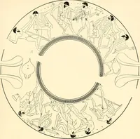 An illustration from A handbook of Attic red-figured vases signed by or attributed to the various masters of the sixth and fifth centuries B. C. (1919)