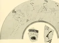An illustration from A handbook of Attic red-figured vases signed by or attributed to the various masters of the sixth and fifth centuries B. C. (1919)