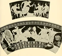 An illustration from A handbook of Attic red-figured vases signed by or attributed to the various masters of the sixth and fifth centuries B. C. (1919)