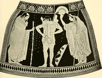 An illustration from A handbook of Attic red-figured vases signed by or attributed to the various masters of the sixth and fifth centuries B. C. (1919)