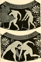 An illustration from A handbook of Attic red-figured vases signed by or attributed to the various masters of the sixth and fifth centuries B. C. (1919)