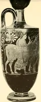 An illustration from A handbook of Attic red-figured vases signed by or attributed to the various masters of the sixth and fifth centuries B. C. (1919)