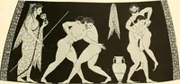 An illustration from A handbook of Attic red-figured vases signed by or attributed to the various masters of the sixth and fifth centuries B. C. (1919)