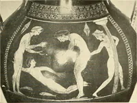 An illustration from A handbook of Attic red-figured vases signed by or attributed to the various masters of the sixth and fifth centuries B. C. (1919)