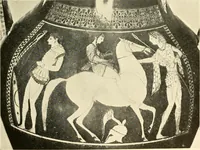 An illustration from A handbook of Attic red-figured vases signed by or attributed to the various masters of the sixth and fifth centuries B. C. (1919)