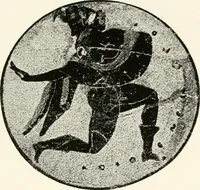 An illustration from A handbook of Attic red-figured vases signed by or attributed to the various masters of the sixth and fifth centuries B. C. (1919)