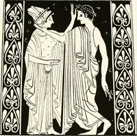 An illustration from A handbook of Attic red-figured vases signed by or attributed to the various masters of the sixth and fifth centuries B. C. (1919)