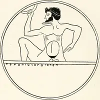 Picture 100 of 185 from A handbook of Attic red-figured vases signed by or attributed to the various masters of the sixth and fifth centuries B. C. (1919), leaf 295