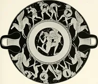 Picture 101 of 185 from A handbook of Attic red-figured vases signed by or attributed to the various masters of the sixth and fifth centuries B. C. (1919), leaf 296