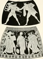 An illustration from A handbook of Attic red-figured vases signed by or attributed to the various masters of the sixth and fifth centuries B. C. (1919)