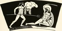 An illustration from A handbook of Attic red-figured vases signed by or attributed to the various masters of the sixth and fifth centuries B. C. (1919)