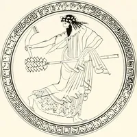 An illustration from A handbook of Attic red-figured vases signed by or attributed to the various masters of the sixth and fifth centuries B. C. (1919)