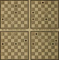 An illustration from Hand book of draughts and backgammon. The draught player's hand book (1852)