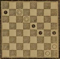 An illustration from Hand book of draughts and backgammon. The draught player's hand book (1852)