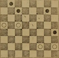 An illustration from Hand book of draughts and backgammon. The draught player's hand book (1852)