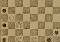 An illustration from Hand book of draughts and backgammon. The draught player's hand book (1852)