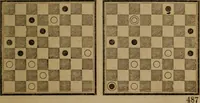 An illustration from Hand book of draughts and backgammon. The draught player's hand book (1852)