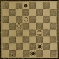 An illustration from Hand book of draughts and backgammon. The draught player's hand book (1852)