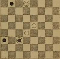 An illustration from Hand book of draughts and backgammon. The draught player's hand book (1852)