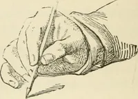An illustration from Handbook of drawing (1880)