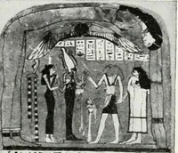 An illustration from A handbook of the Egyptian rooms .. (1918)