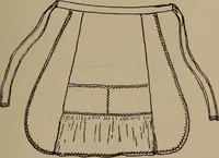 An illustration from A handbook of elementary sewing (1915)