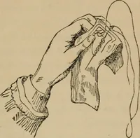 An illustration from A handbook of Greek lace making (1870)