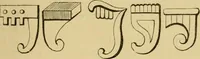 An illustration from Handbook of heraldry : with instructions for tracing pedigrees and deciphering ancient mss. : rules for the appointment of liveries, &c (1882)