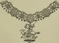 An illustration from The handbook of heraldry : with instructions for tracing pedigrees and deciphering ancient mss., also, rules for the appointment of liveries, etc. etc. (1869)
