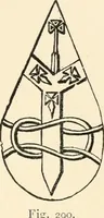 An illustration from Handbook of heraldry, with instructions for tracing pedigrees and deciphering ancient mss., rules for the appointment of liveries, &c. (1893)