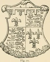 An illustration from Handbook of heraldry, with instructions for tracing pedigrees and deciphering ancient mss., rules for the appointment of liveries, &c. (1893)