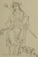 An illustration from A handbook of legendary and mythological art (1890)