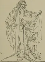 An illustration from A handbook of legendary and mythological art (1890)