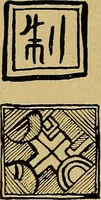 An illustration from Handbook of marks on pottery & porcelain (1909)