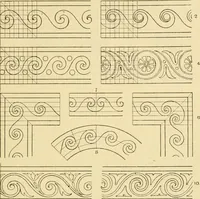 An illustration from Handbook of ornament; a grammar of art, industrial and architectural designing in all its branches, for practical as well as theoretical use (1900)
