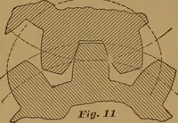 Picture 32 of 61 from A handbook on the teeth of gears, their curves, properties, and practical construction (1890), leaf 42