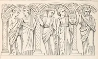 An illustration from Handbook to the antiquities in the British Museum : being a description of the remains of Greek, Assyrian, Egyptian and Etruscan art preserved there, with numerous illustrations (1851)