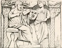 An illustration from Handbook to the antiquities in the British Museum : being a description of the remains of Greek, Assyrian, Egyptian and Etruscan art preserved there, with numerous illustrations (1851)